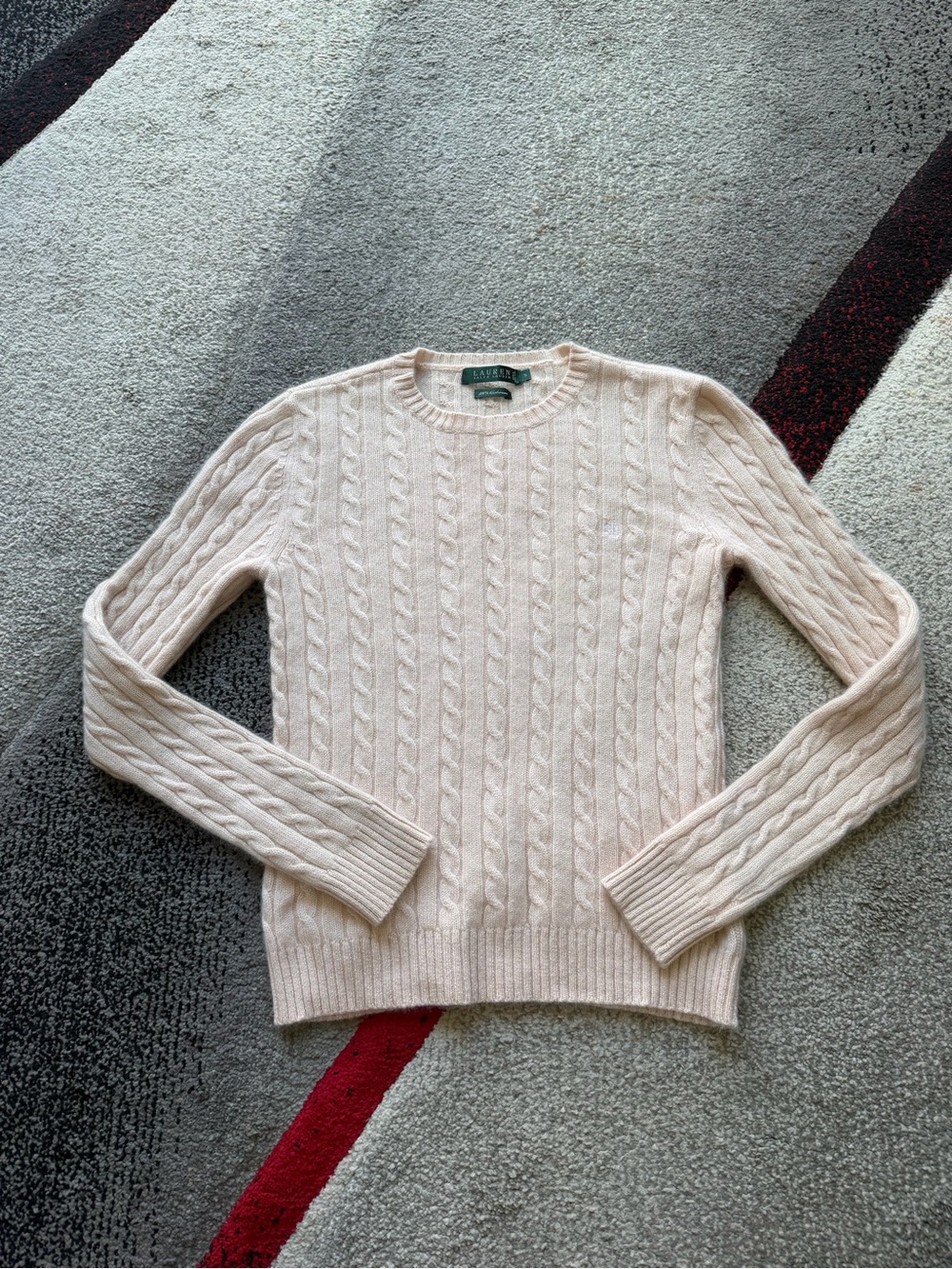 Lauren Ralph Lauren Soft Pink Cashmere Sweater